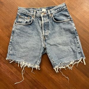 Lucky Brand Jeans Vintage Cutoff Denim Shorts Size 29